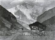 Max Buri Das Lauterbrunnental mit Jungfrau china oil painting artist